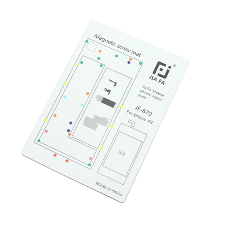 JIAFA Magnetic Screws Mat for iPhone 4S - Magnetic Screws Mat by JIAFA | Online Shopping UK | buy2fix