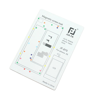 JIAFA Magnetic Screws Mat for iPhone 4S - Magnetic Screws Mat by JIAFA | Online Shopping UK | buy2fix
