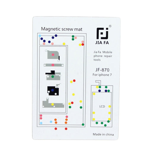 JIAFA Magnetic Screws Mat for iPhone 7 - Magnetic Screws Mat by JIAFA | Online Shopping UK | buy2fix