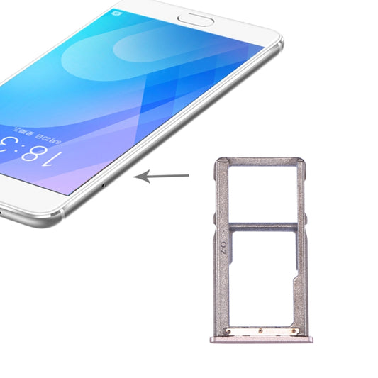 For Meizu M6 Note SIM Card Tray (Rose Gold) - For Meizu by buy2fix | Online Shopping UK | buy2fix