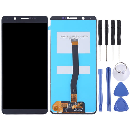 LCD-Bildschirm und Digitizer-Vollmontage für Vivo Y75 / V7 (Schwarz)