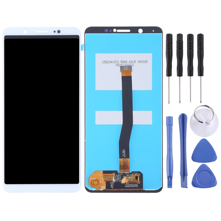 TFT LCD Screen for Vivo Y75 / V7 with Digitizer Full Assembly(White) - LCD Screen by buy2fix | Online Shopping UK | buy2fix