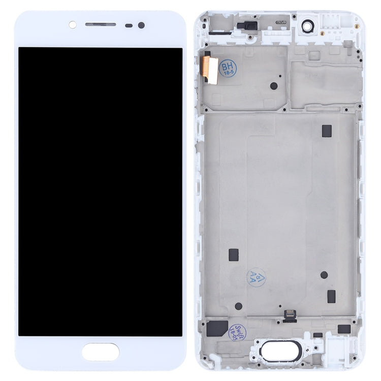 TFT LCD Screen for Vivo X7 Digitizer Full Assembly with Frame(White) - LCD Screen by buy2fix | Online Shopping UK | buy2fix