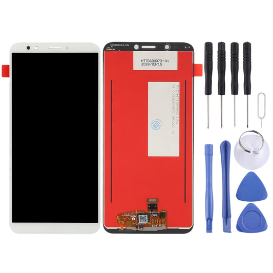 OEM LCD Screen for Huawei Enjoy 8 / Nova 2 Lite / Y7 (2018) with Digitizer Full Assembly (White) - LCD Screen by buy2fix | Online Shopping UK | buy2fix