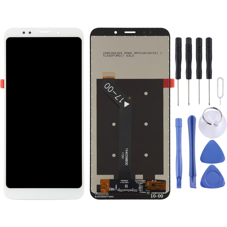 TFT LCD Screen for Xiaomi Redmi 5 Plus with Digitizer Full Assembly(White) - LCD Screen by buy2fix | Online Shopping UK | buy2fix