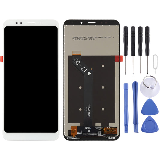 TFT LCD Screen for Xiaomi Redmi 5 Plus with Digitizer Full Assembly(White) - LCD Screen by buy2fix | Online Shopping UK | buy2fix