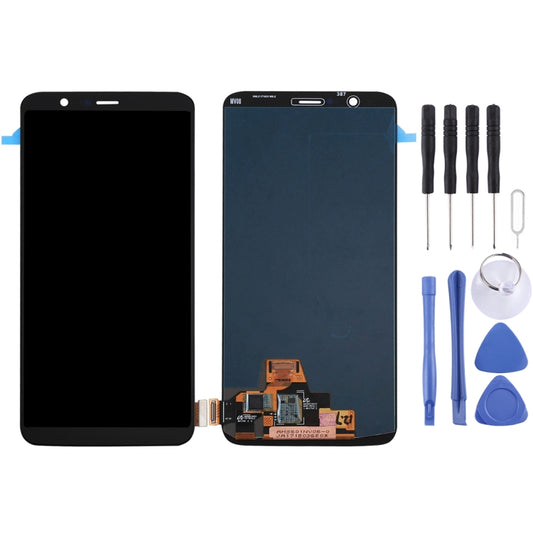 For OnePlus 5T Digitizer Full Assembly Original LCD Screen (Black) - LCD Screen by buy2fix | Online Shopping UK | buy2fix
