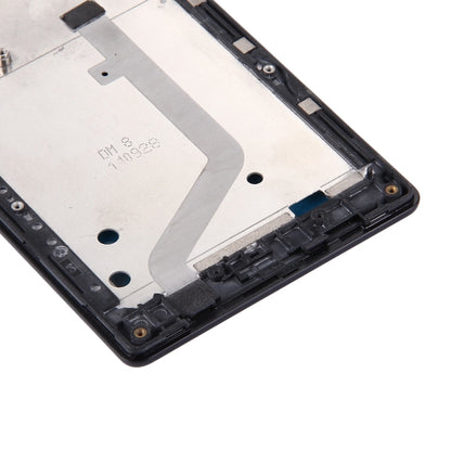 For Xiaomi Redmi (4G Version) Front Housing LCD Frame Bezel(Black) - Frame Bezel Plate by buy2fix | Online Shopping UK | buy2fix
