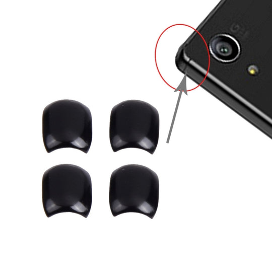 4 Stück für Sony Xperia Z5 Premium Frontblendenkante (Schwarz)