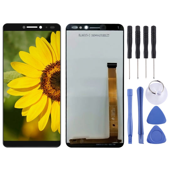 LCD-Bildschirm und Digitizer-Vollmontage für Alcatel 3V / 5099D (Schwarz)