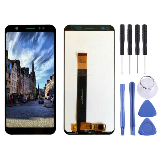 LCD-Bildschirm und Digitizer-Vollmontage für Asus Zenfone Max (M1) ZB555KL (Schwarz)