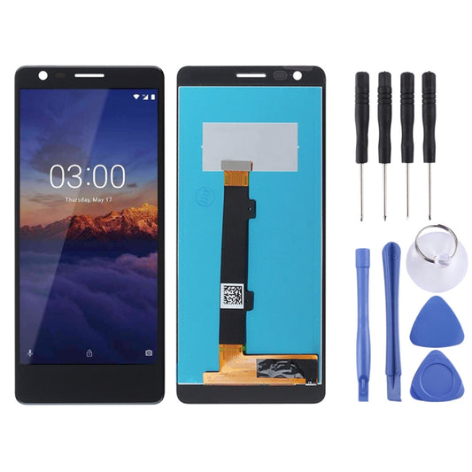 TFT LCD Screen for Nokia 3.1 with Digitizer Full Assembly  (Black) - LCD Screen by buy2fix | Online Shopping UK | buy2fix