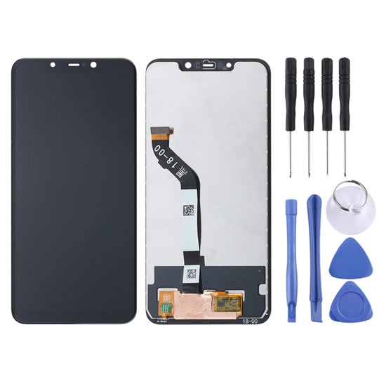 LCD-Bildschirm und Digitizer-Vollmontage für Xiaomi Pocophone F1 (Schwarz)