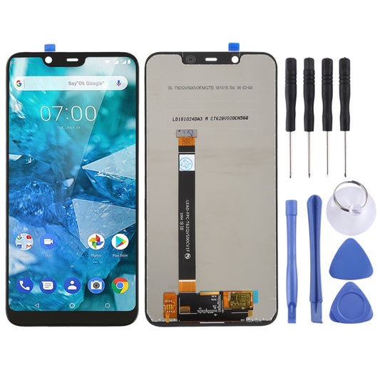TFT LCD Screen for Nokia X7 / 8.1 / 7.1 Plus TA-1131 with Digitizer Full Assembly (Black) - LCD Screen by buy2fix | Online Shopping UK | buy2fix