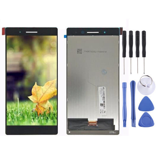 LCD-Bildschirm und Digitizer-Vollmontage für Lenovo Tab 7 TB-7504 (Schwarz)
