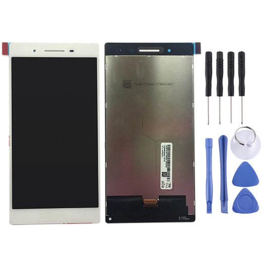 LCD-Bildschirm und Digitizer-Vollmontage für Lenovo Tab 7 TB-7504 (Weiß)