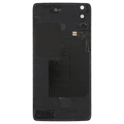 Back Cover with Camera Lens for Blackberry DTEK50(Black) - For BlackBerry by buy2fix | Online Shopping UK | buy2fix