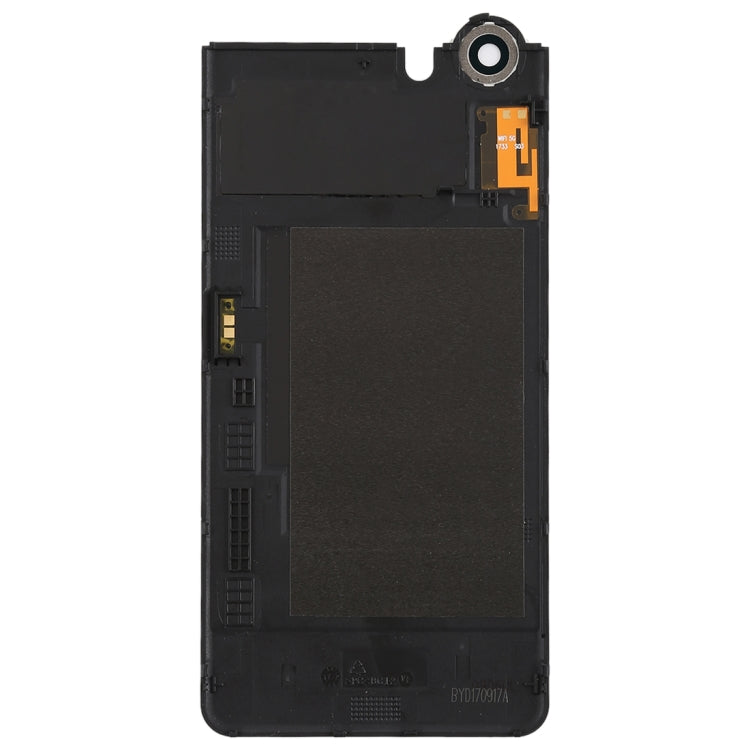 Back Cover with Camera Lens for Blackberry Keyone(Black) - For BlackBerry by buy2fix | Online Shopping UK | buy2fix