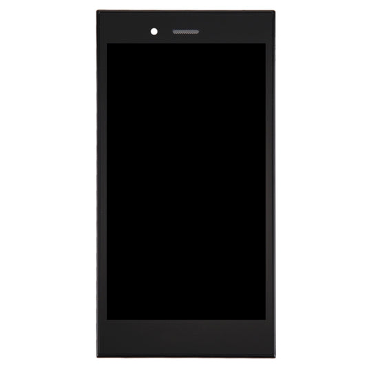 Original LCD Screen for BlackBerry Z3 Digitizer Full Assembly with Frame(Black) - For BlackBerry by buy2fix | Online Shopping UK | buy2fix