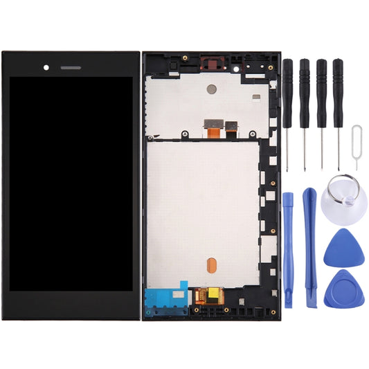 Original LCD Screen for BlackBerry Z3 Digitizer Full Assembly with Frame(Black) - For BlackBerry by buy2fix | Online Shopping UK | buy2fix