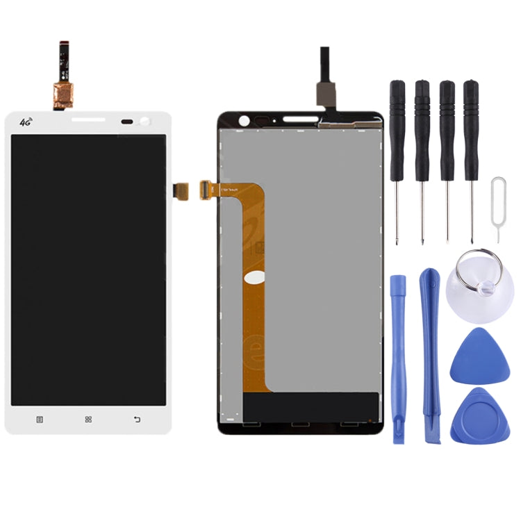OEM LCD Screen for Lenovo S856 with Digitizer Full Assembly (White) - LCD Screen by buy2fix | Online Shopping UK | buy2fix