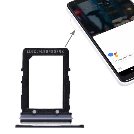 SIM Card Tray for Google Pixel 2 XL(Black) - Card Tray by buy2fix | Online Shopping UK | buy2fix