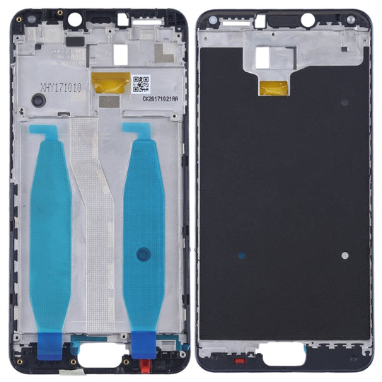 Plaque de lunette de cadre LCD du boîtier avant pour Asus Zenfone 4 Max ZC554KL X00IS X00ID (noir)