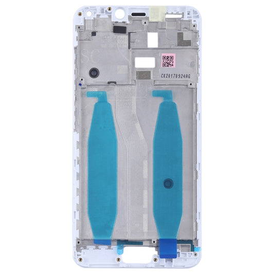 Front Housing LCD Frame Bezel Plate for Asus Zenfone 4 Max ZC554KL X00IS X00ID(White) - Frame Bezel Plate by buy2fix | Online Shopping UK | buy2fix