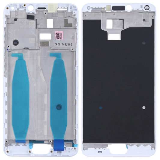 Front Housing LCD Frame Bezel Plate for Asus Zenfone 4 Max ZC554KL X00IS X00ID(White) - Frame Bezel Plate by buy2fix | Online Shopping UK | buy2fix