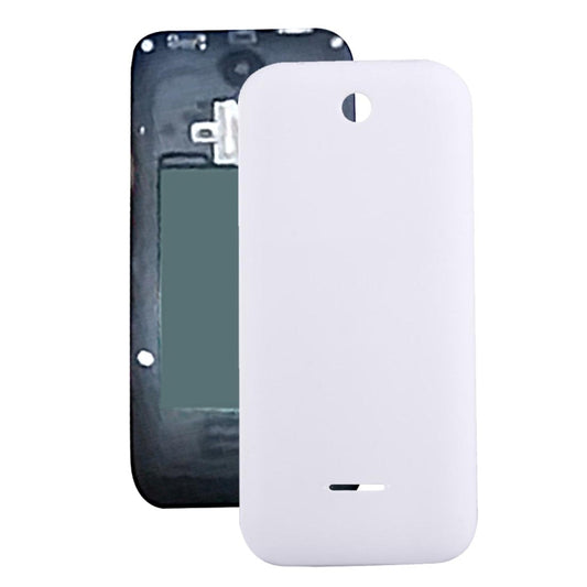 Solid Color Plastic Battery Back Cover for Nokia 225 (White) - Back Cover by buy2fix | Online Shopping UK | buy2fix