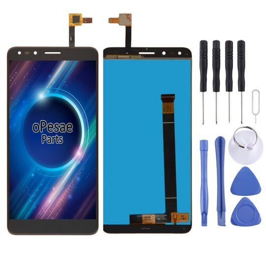 LCD-Bildschirm und Digitizer-Vollmontage für Alcatel Pop 4 7070 / OT-7070 / OT7070 / 7070X / 7070Q / 7070A / 7070I (Schwarz)