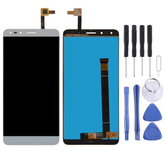 LCD Screen and Digitizer Full Assembly for Alcatel Pop 4 7070 / OT-7070 / OT7070 / 7070X / 7070Q / 7070A / 7070I(White) - LCD Screen by buy2fix | Online Shopping UK | buy2fix