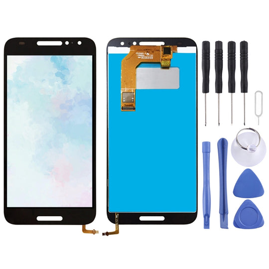 LCD-Bildschirm und Digitizer-Vollmontage für Alcatel A3 5046 / 5046D / 5046X / OT5046 (Schwarz)