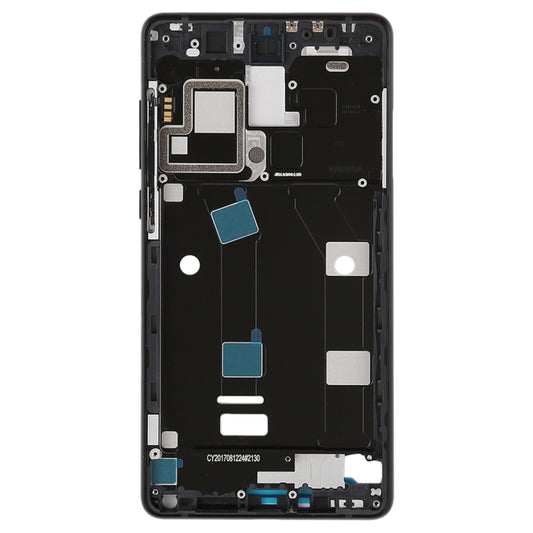 Middle Frame Bezel with Side Keys for Xiaomi Mi Mix2 (Black) - Frame Bezel Plate by buy2fix | Online Shopping UK | buy2fix