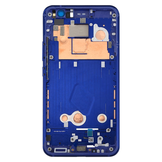 for HTC U11 Front Housing LCD Frame Bezel Plate(Dark Blue) - Full Housing Cover by buy2fix | Online Shopping UK | buy2fix
