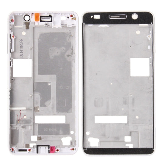For Huawei Honor 6 Front Housing LCD Frame Bezel(White) - Full Housing Cover by buy2fix | Online Shopping UK | buy2fix