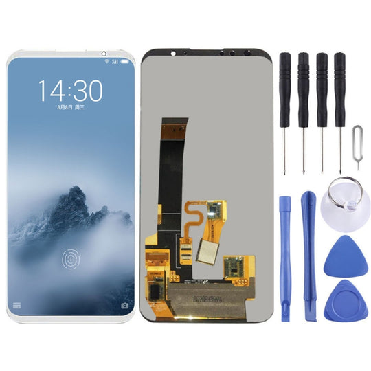 LCD-Bildschirm und Digitizer-Vollmontage für Meizu 16 / 16th / M882H / M882Q (Weiß)