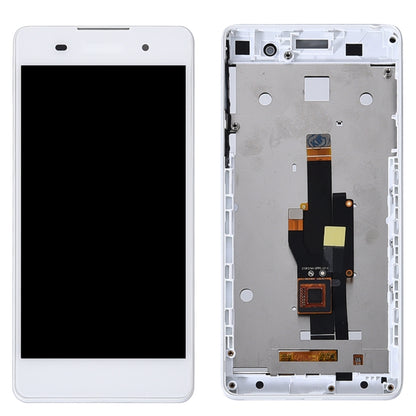 OEM LCD Screen for Sony Xperia E5 F3311 F3313 Digitizer Full Assembly with Frame(White) by buy2fix