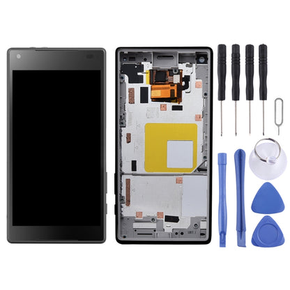 OEM LCD Screen for Sony Xperia Z5 Compact / E5803 / E5823 / Z5 mini Digitizer Full Assembly with Frame(Black) - LCD Screen by buy2fix | Online Shopping UK | buy2fix