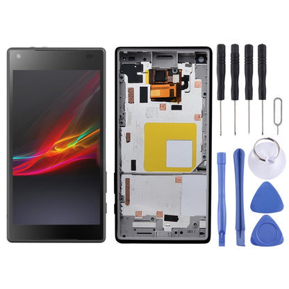 OEM LCD Screen for Sony Xperia Z5 Compact / E5803 / E5823 / Z5 mini Digitizer Full Assembly with Frame(Black) - LCD Screen by buy2fix | Online Shopping UK | buy2fix
