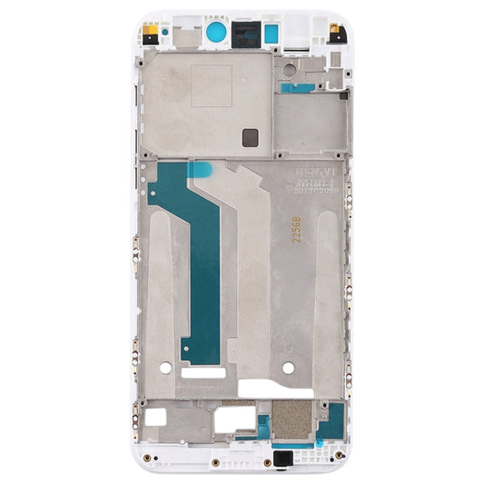 Front Housing LCD Frame Bezel Plate for Xiaomi Mi 5c (White) - Frame Bezel Plate by buy2fix | Online Shopping UK | buy2fix