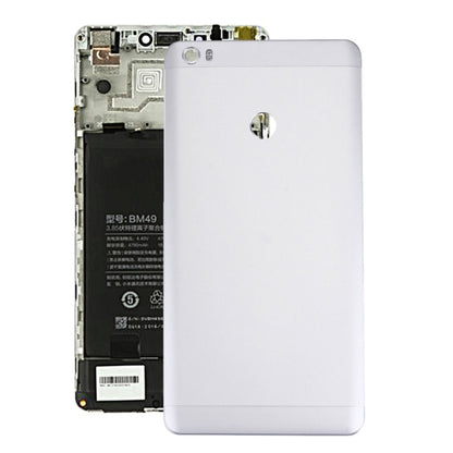 For Xiaomi Mi Max Battery Back Cover (Side Keys not Included)(Silver) - Back Cover by buy2fix | Online Shopping UK | buy2fix