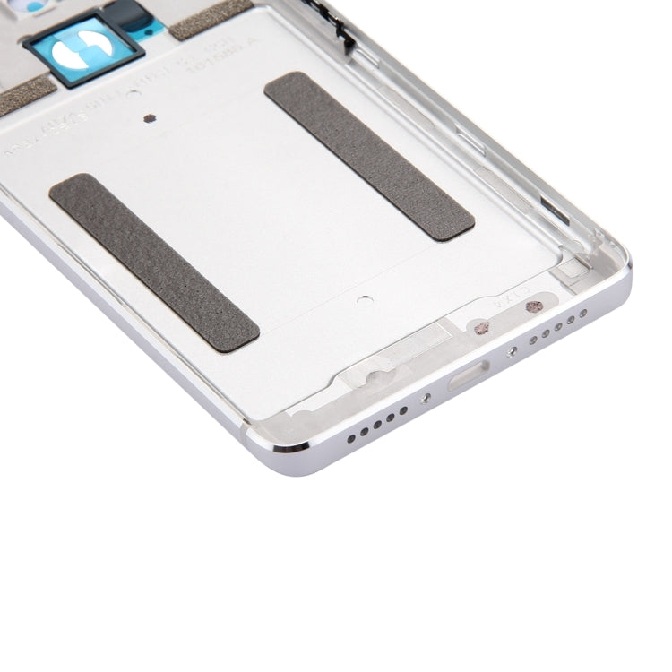 For Xiaomi Redmi 4 Pro Battery Back Cover(Silver) - Back Cover by buy2fix | Online Shopping UK | buy2fix