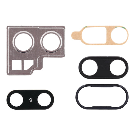 For Huawei P20 10pcs Back Camera Bezel with Lens Cover & Adhesive - Camera Series by buy2fix | Online Shopping UK | buy2fix