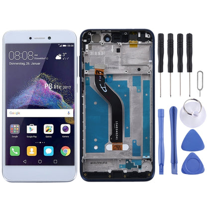 OEM LCD Screen for Huawei Honor 8 Lite Digitizer Full Assembly with Frame (White) - LCD Screen by buy2fix | Online Shopping UK | buy2fix