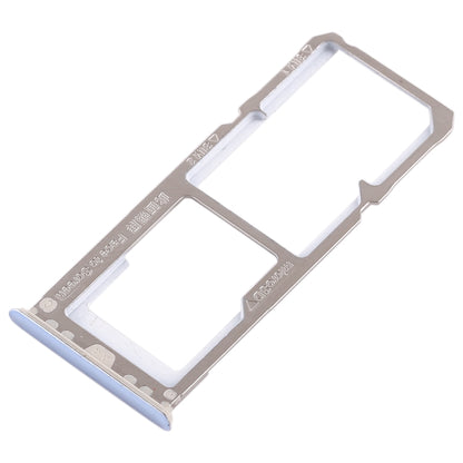For OPPO A3 2 x SIM Card Tray + Micro SD Card Tray (Blue) - Card Tray by buy2fix | Online Shopping UK | buy2fix