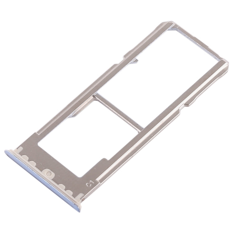 For OPPO A3 2 x SIM Card Tray + Micro SD Card Tray (Blue) - Card Tray by buy2fix | Online Shopping UK | buy2fix