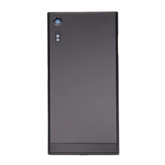Back Battery Cover + Back Battery Bottom Cover + Middle Frame for Sony Xperia XZ(Black) by buy2fix