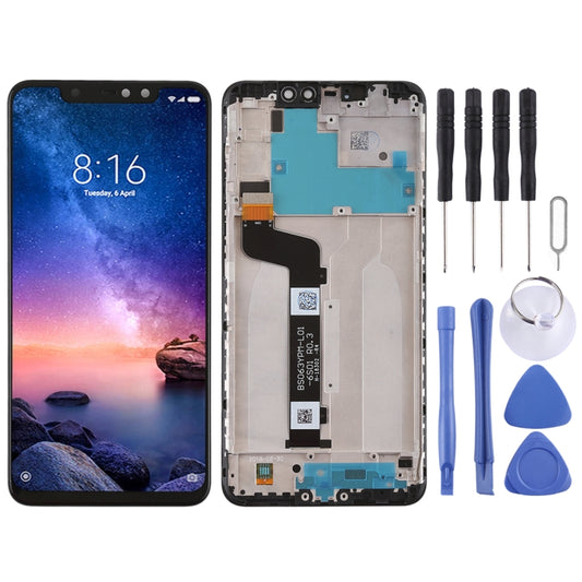 TFT LCD Screen for Xiaomi Redmi Note 6 Pro Digitizer Full Assembly with Frame(Black) - LCD Screen by buy2fix | Online Shopping UK | buy2fix