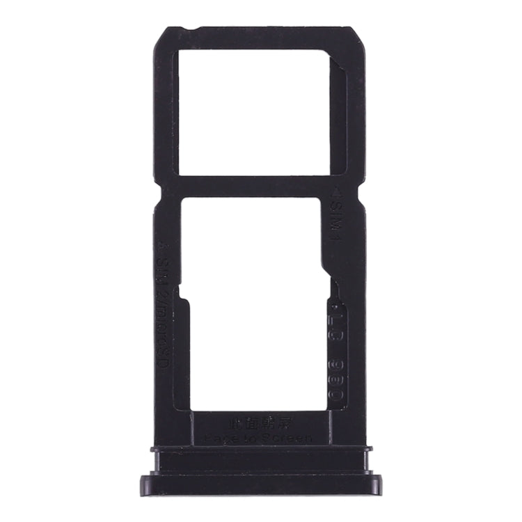 For OPPO R15 SIM Card Tray + SIM Card Tray / Micro SD Card Tray (Black) - Card Tray by buy2fix | Online Shopping UK | buy2fix